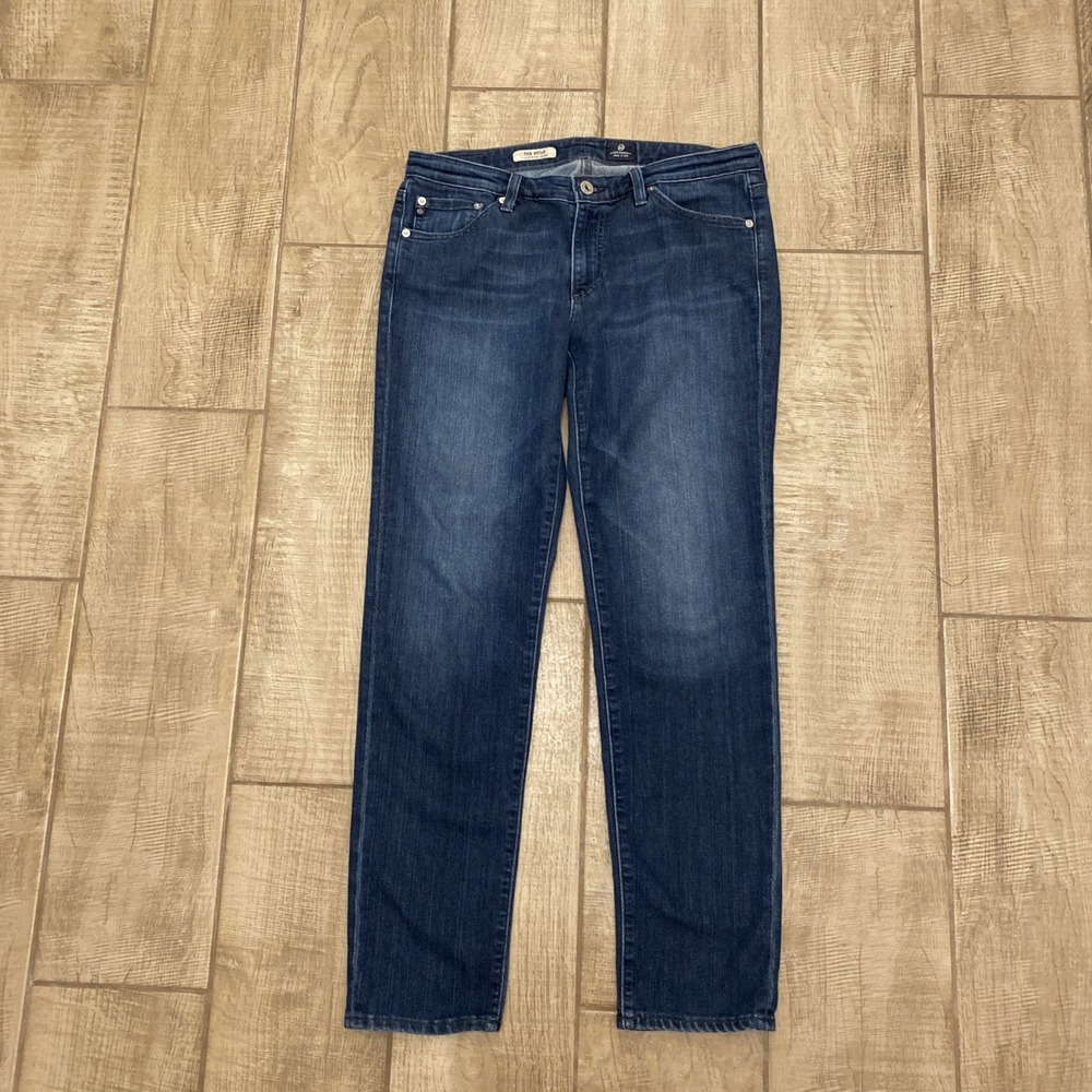 Adriano Goldschmied "The Stilt Cigarette" Jeans Women 31R Blue Denim Made In USA